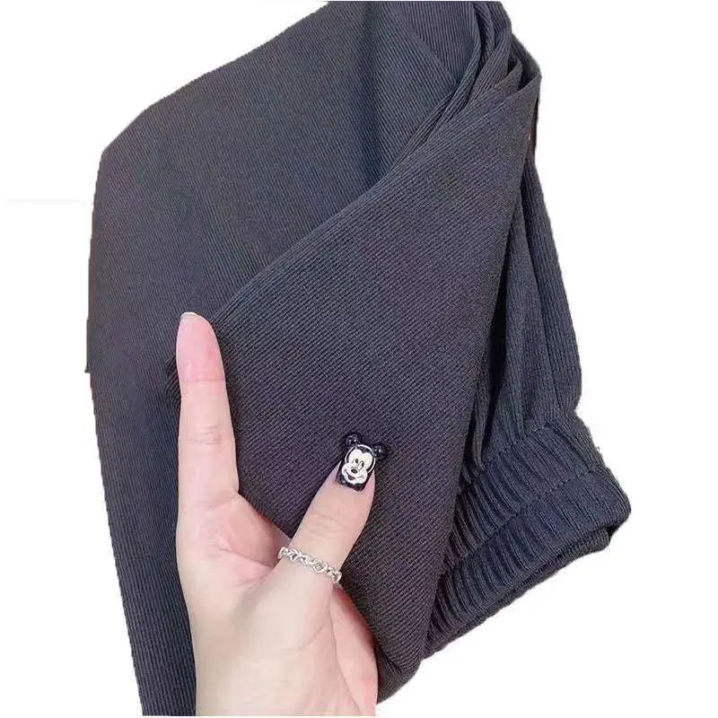 Ice Silk Wide Leg Pants Slim Fit Women - Image 6