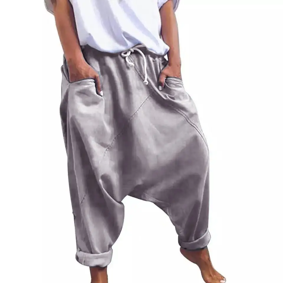 2021 Women's Elasto Lace-up Trousers European American Fashion — feature 4