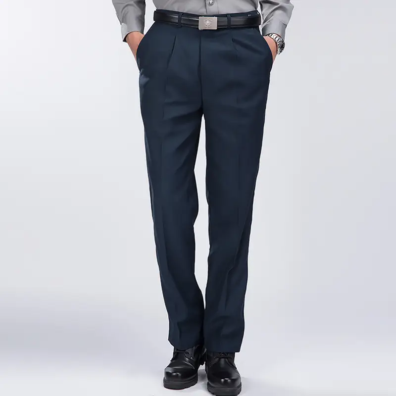 Navy Blue Security Pants for Men Women Spring Autumn Suit - Image 9