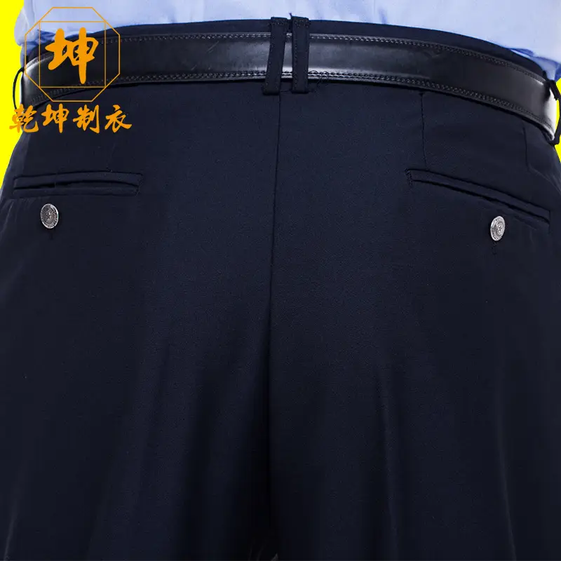 Navy Blue Security Pants for Men Women Spring Autumn Suit - Image 10