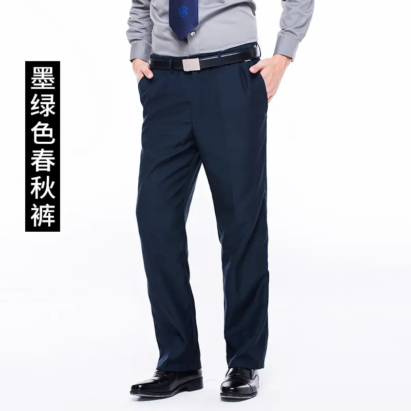 Navy Blue Security Pants for Men Women Spring Autumn Suit - Image 6
