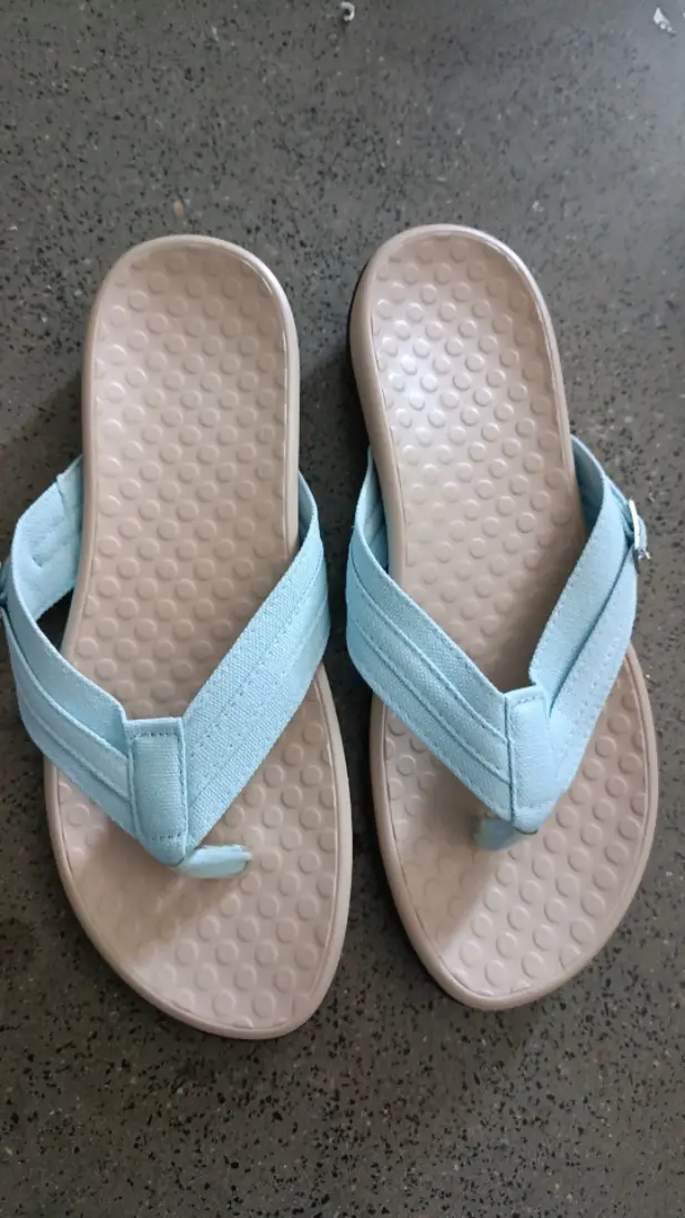 Women's Pink Leather Flat Sandals 2020 Summer
