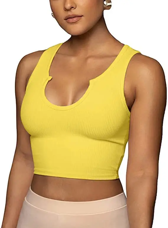 Pink Sleeveless U-Neck Slim Fit Dress for Women
