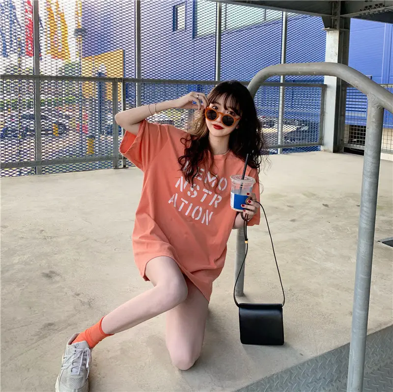 Women Korean Style Loose Fit T-Shirt 2025 Summer — feature 10