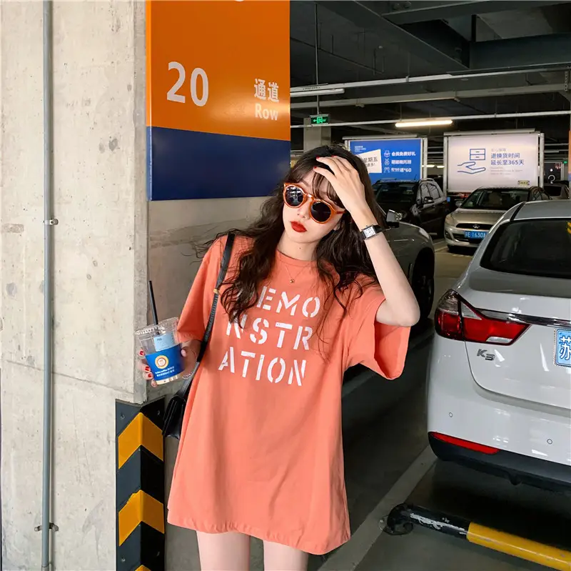 Women Korean Style Loose Fit T-Shirt 2025 Summer — feature 11
