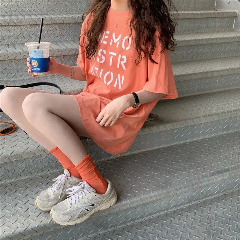 Women Korean Style Loose Fit T-Shirt 2025 Summer — feature 12