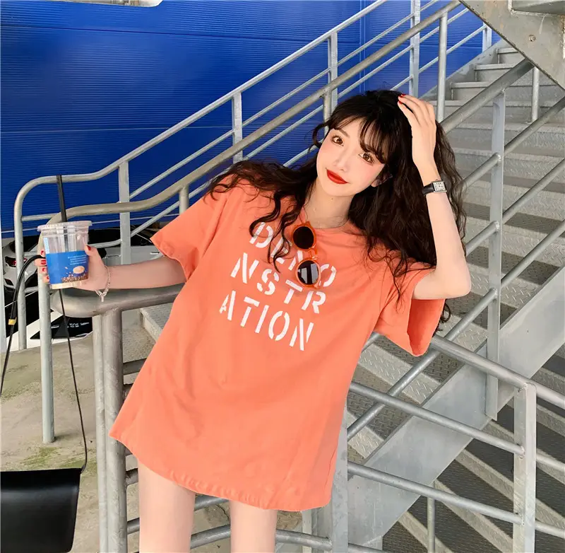 Women Korean Style Loose Fit T-Shirt 2025 Summer — feature 13