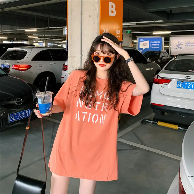 Women Korean Style Loose Fit T-Shirt 2025 Summer — feature 15