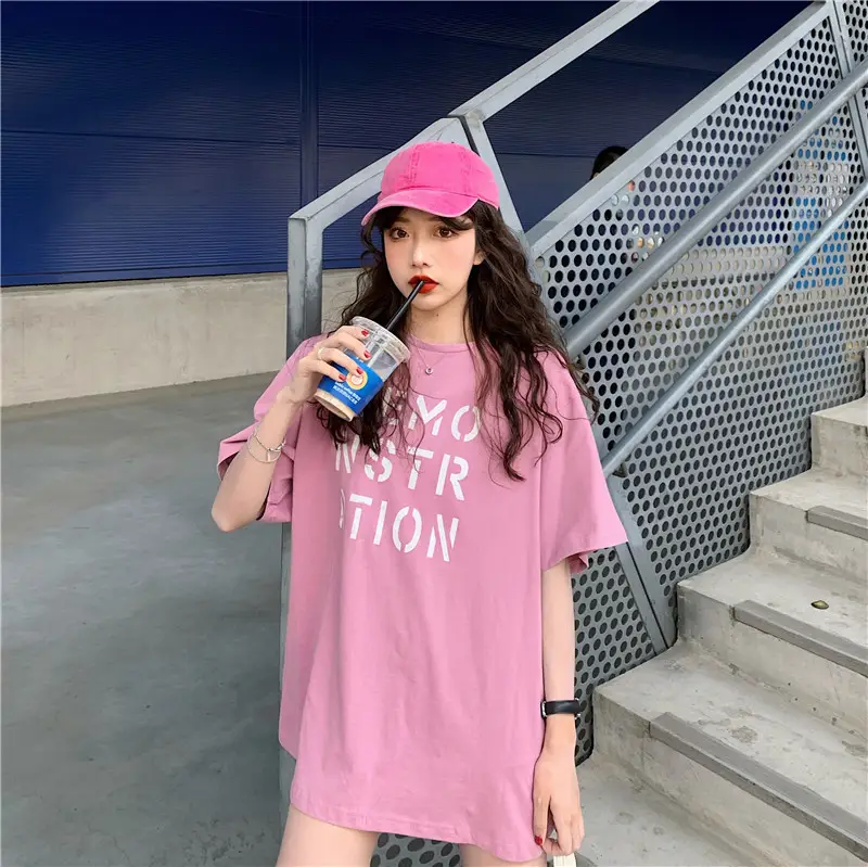 Women Korean Style Loose Fit T-Shirt 2025 Summer — feature 20