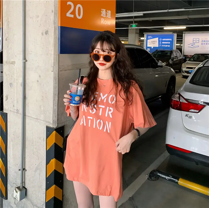 Women Korean Style Loose Fit T-Shirt 2025 Summer — feature 4