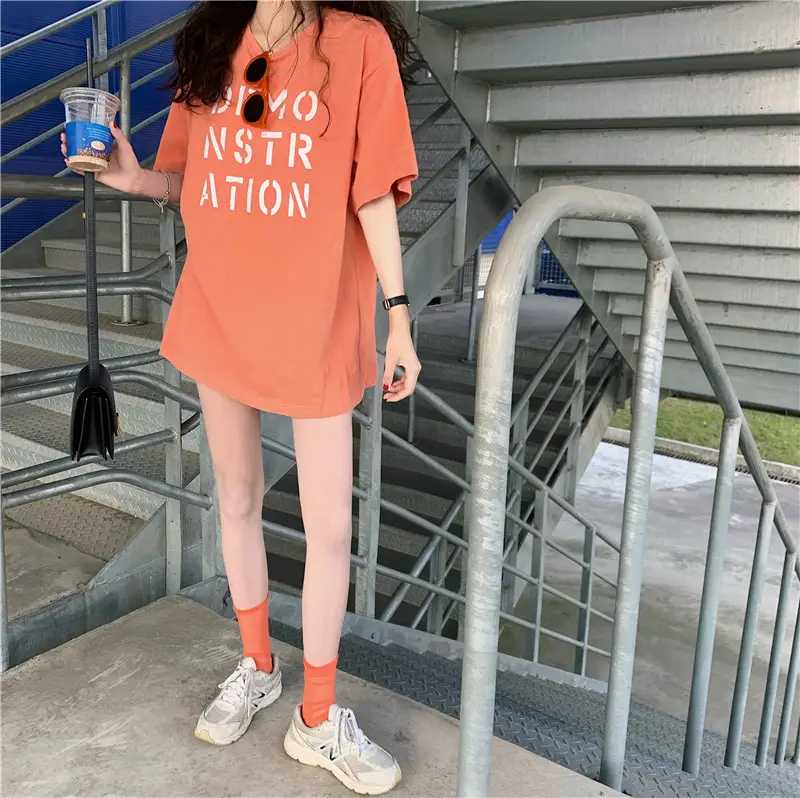 Women Korean Style Loose Fit T-Shirt 2025 Summer — feature 5