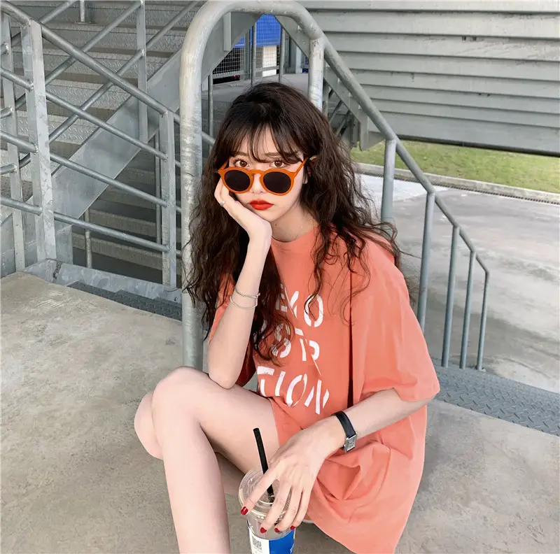 Women Korean Style Loose Fit T-Shirt 2025 Summer — feature 6