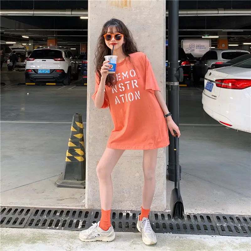 Women Korean Style Loose Fit T-Shirt 2025 Summer — feature 9