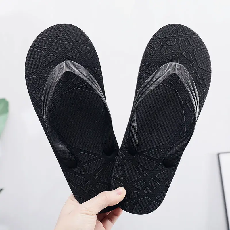 Men's Black Non-Slip Flip Flops Summer Outdoor