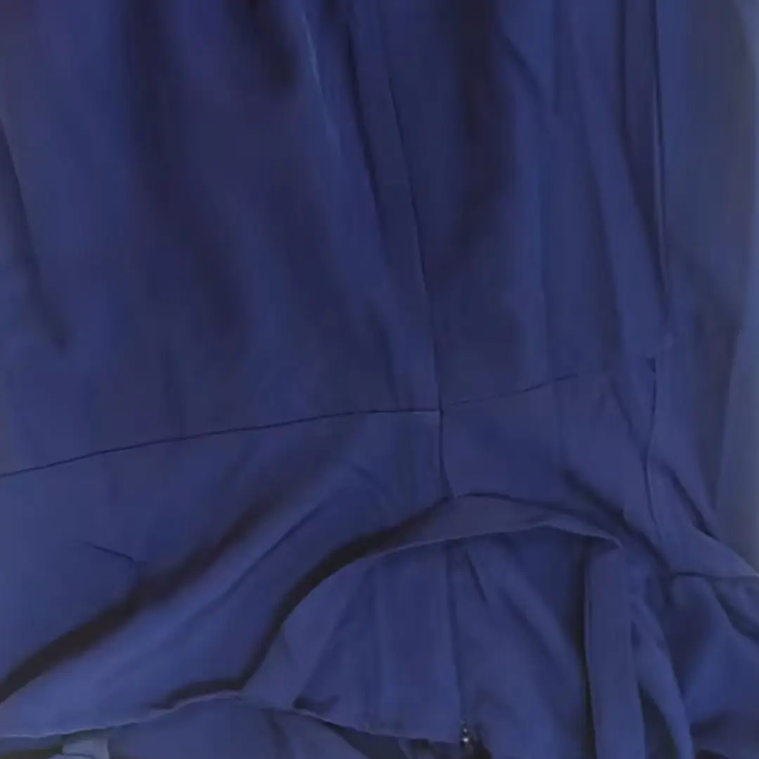 Blue Slit Long Dress for Women Spring Wear — feature 54