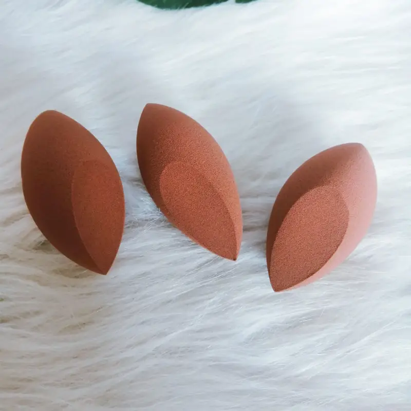 Olive-Shaped Non-Latex Beauty Sponge