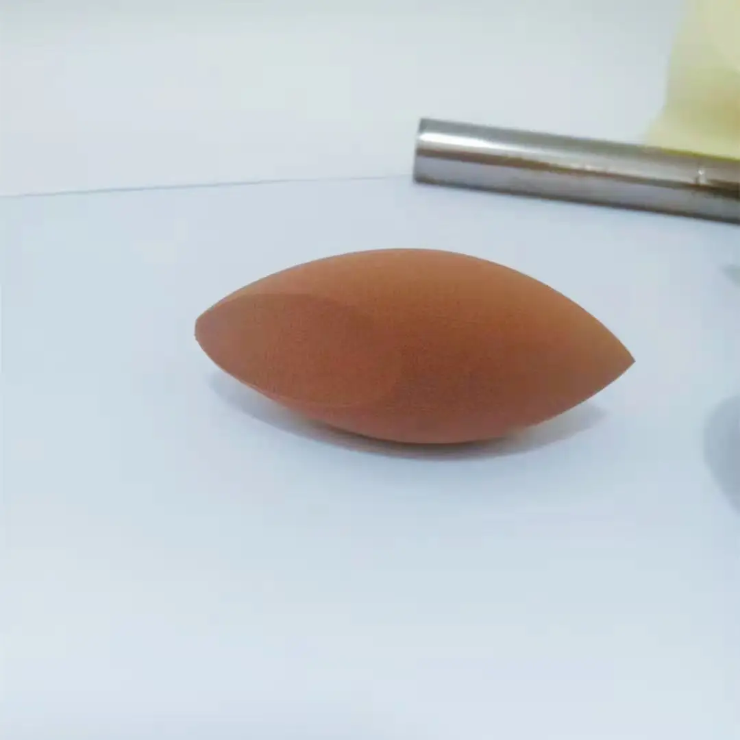 Olive-Shaped Non-Latex Beauty Sponge