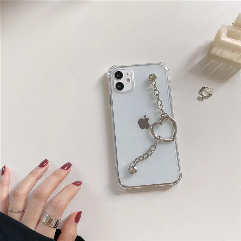 iPhone Protective Case with Heart Charm & 8g Design - Image 3