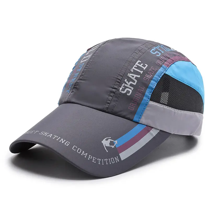 Men's Beige Baseball Cap with Brand Logo - Image 3