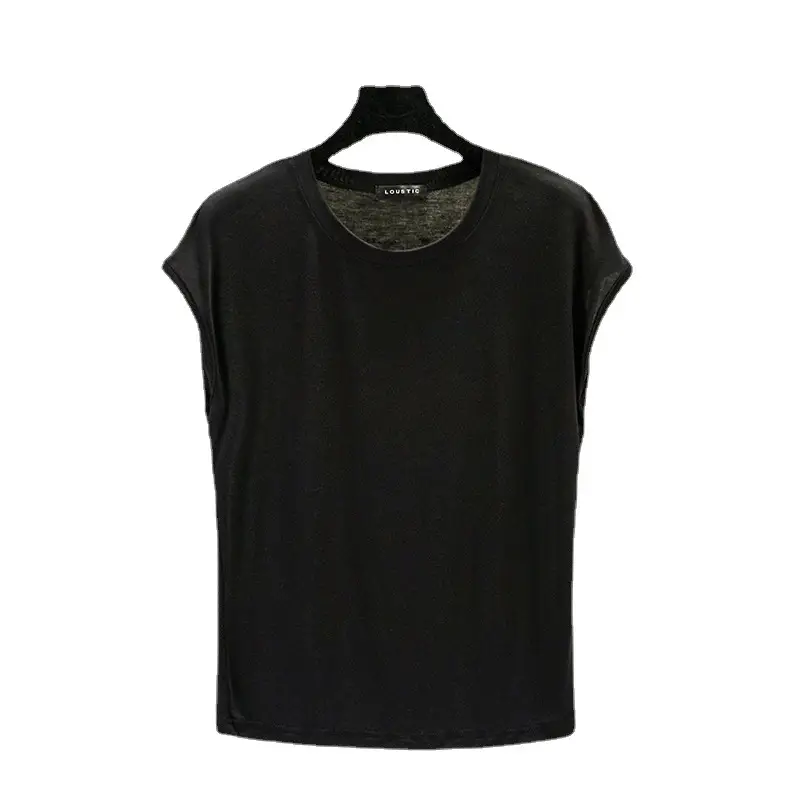 Women's Blue Sleeveless T-Shirt Summer 2021 - Image 15
