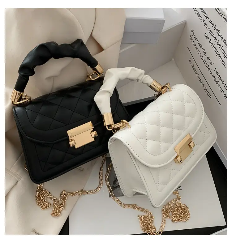Black Quilted PU Shoulder Bag for Women 2020 — feature 22