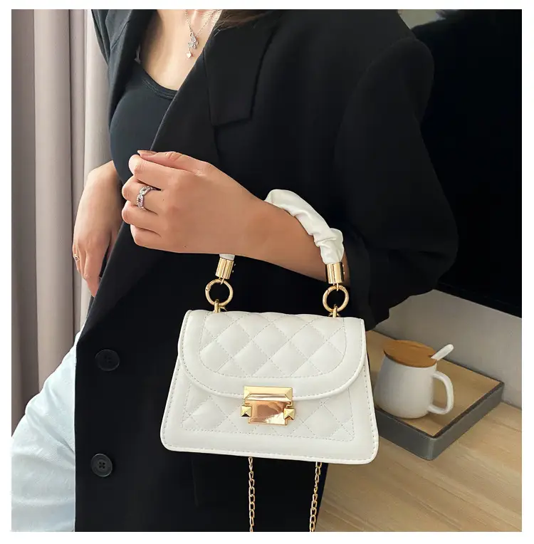 Black Quilted PU Shoulder Bag for Women 2020 — feature 7