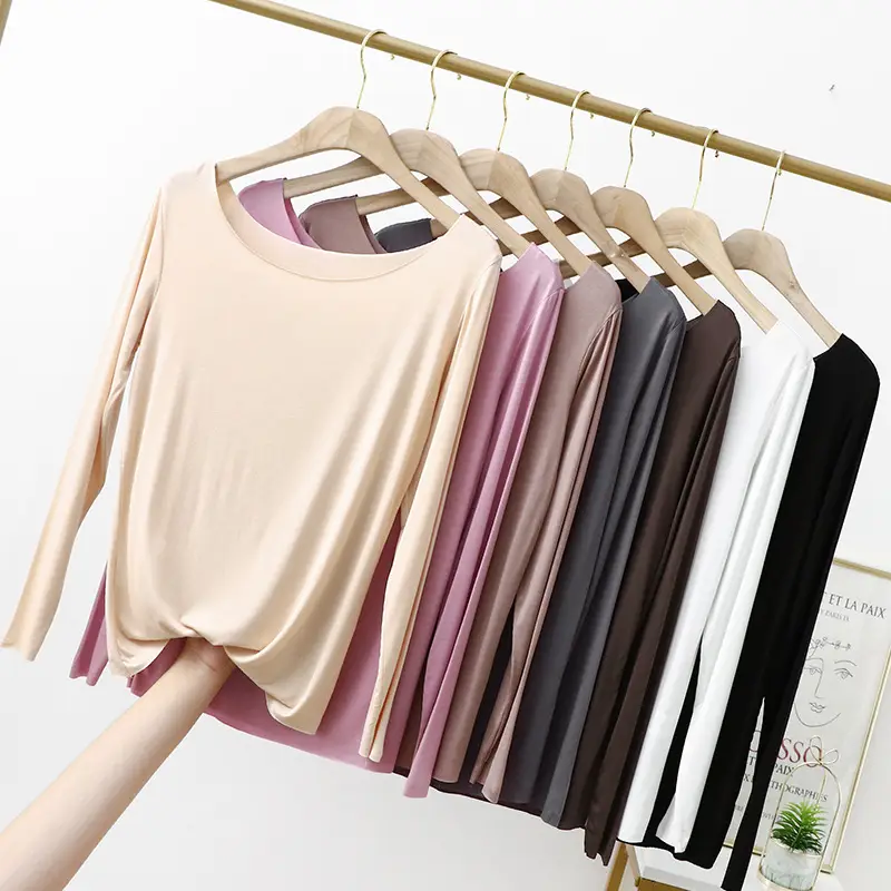New Korean Style Black Long Sleeve T-Shirt for Women - Image 12