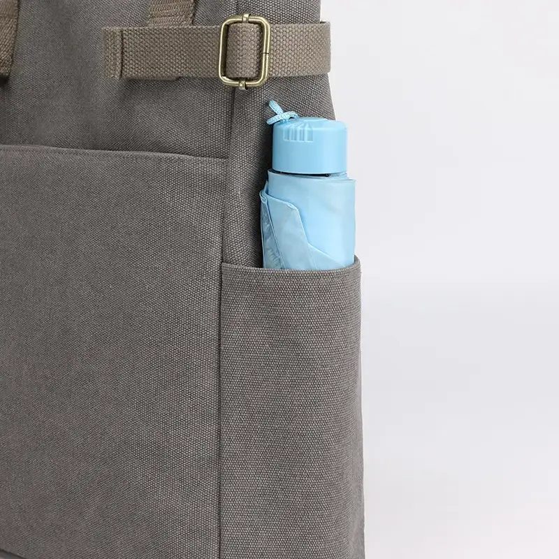 Women Canvas Shoulder Bag Blue Red 2021 - Image 10