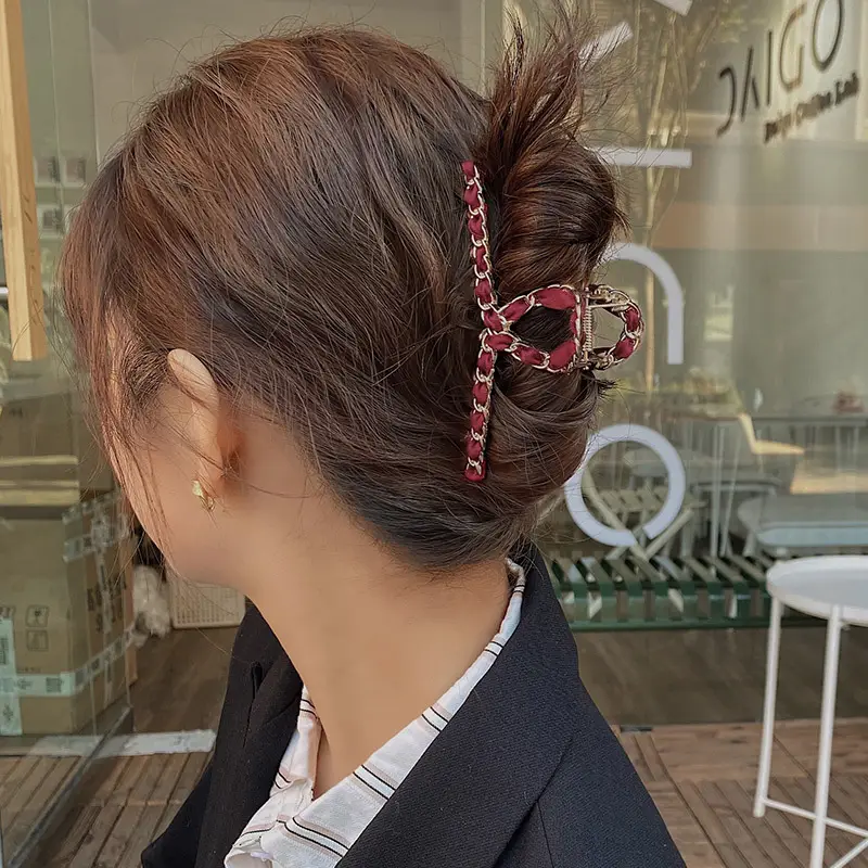 Korean Style Gold Shark Hair Clip for Women