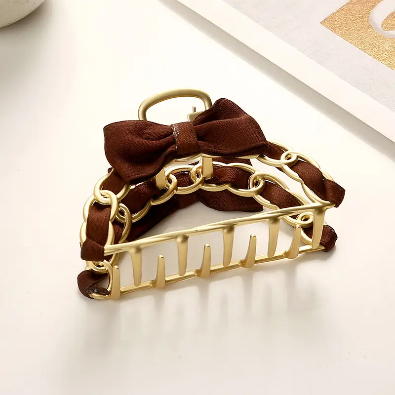 Korean Style Gold Shark Hair Clip for Women