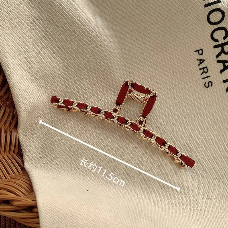 Korean Style Gold Shark Hair Clip for Women