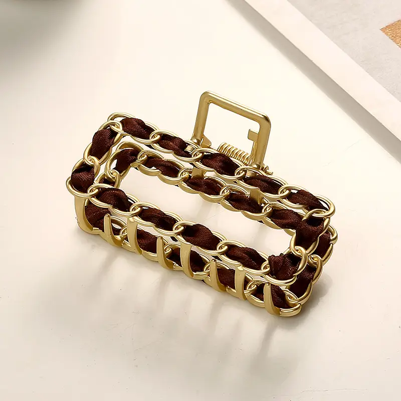 Korean Style Gold Shark Hair Clip for Women