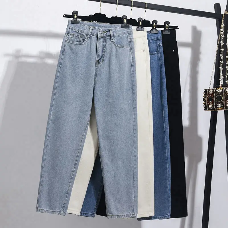 Women's Black Slim Fit High Waist Jeans 2021 - Image 7