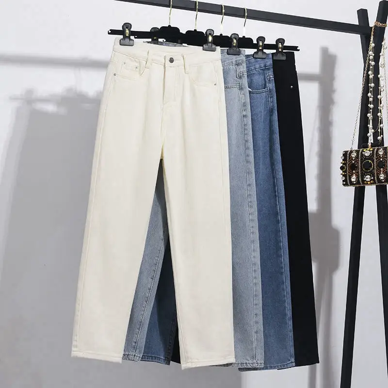 Women's Black Slim Fit High Waist Jeans 2021 - Image 8
