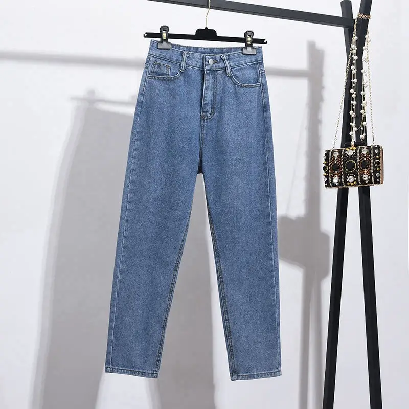 Women's Black Slim Fit High Waist Jeans 2021 - Image 4
