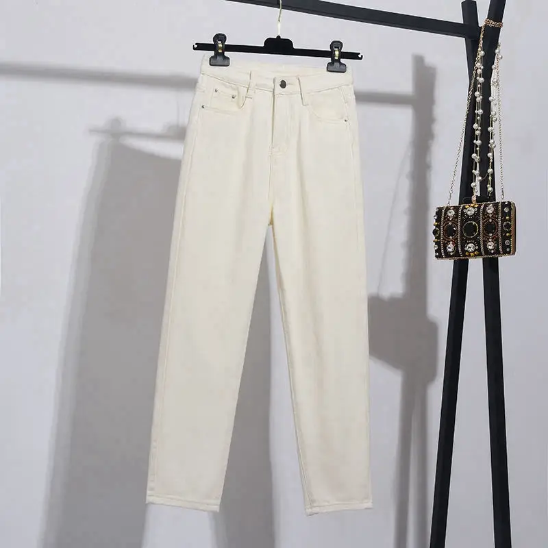 Women's Black Slim Fit High Waist Jeans 2021 - Image 2