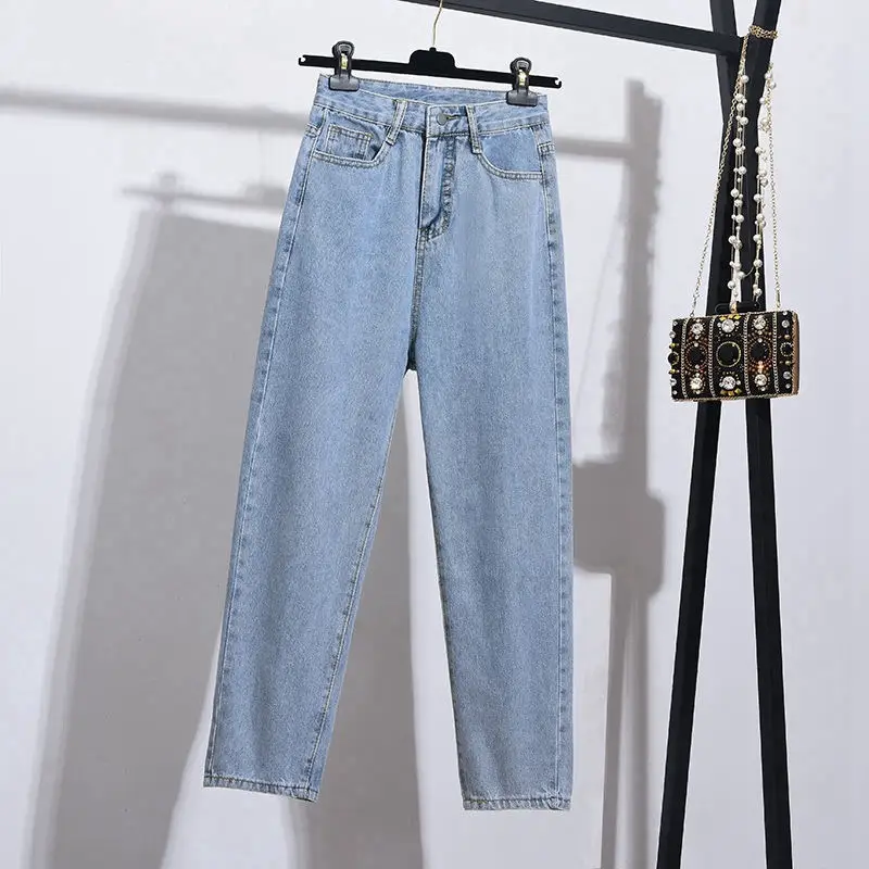 Women's Black Slim Fit High Waist Jeans 2021 - Image 3