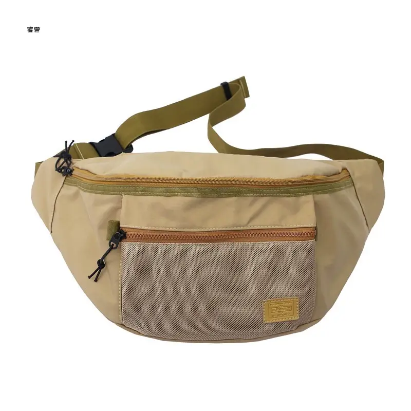 Men's Tan Crossbody Bag Large Capacity Casual Wear - Image 7