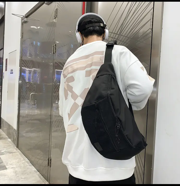 Men's Tan Crossbody Bag Large Capacity Casual Wear — feature 10