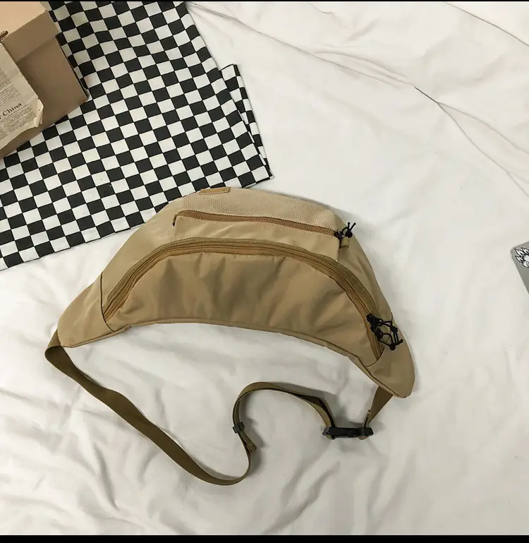 Men's Tan Crossbody Bag Large Capacity Casual Wear — feature 33
