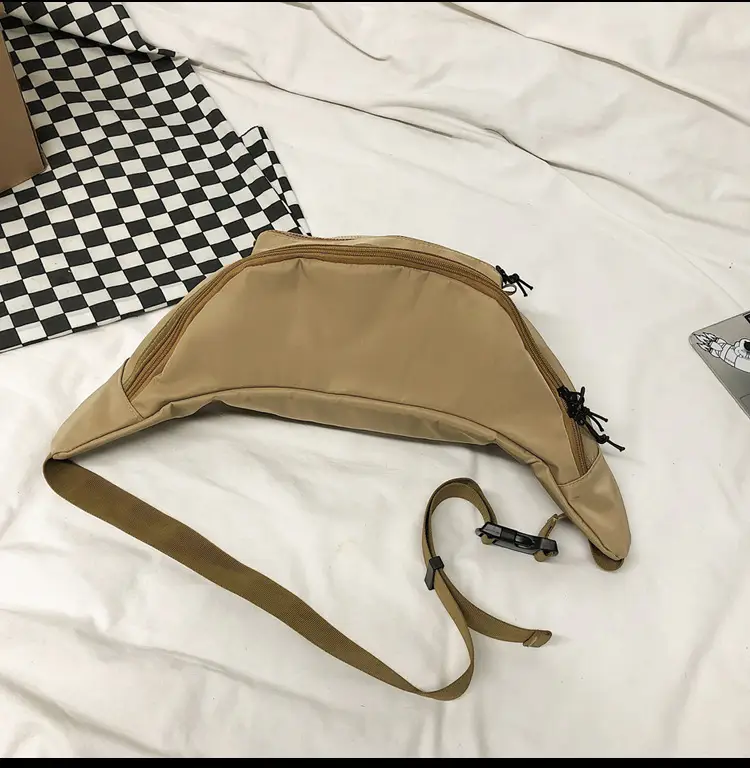 Men's Tan Crossbody Bag Large Capacity Casual Wear — feature 37