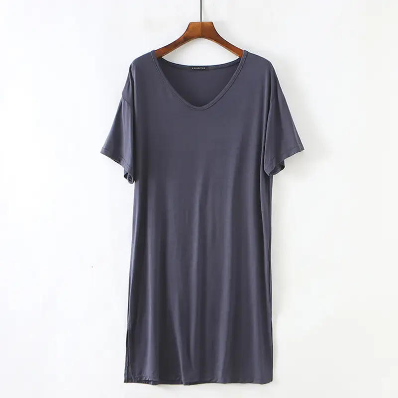 Black V-Neck Short Sleeve Dress for Women - Image 9