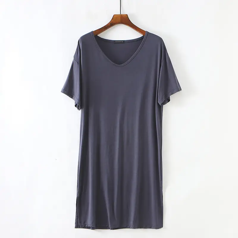 Black V-Neck Short Sleeve Dress for Women - Image 5