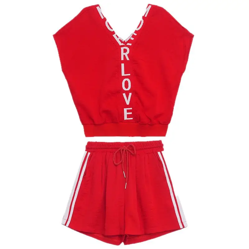 Women White Korean Style Running Shorts Set 2026 - Image 5