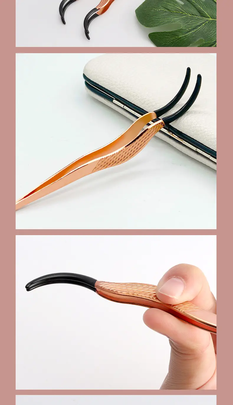 Gold False Eyelash Applicator Tweezers — feature 25