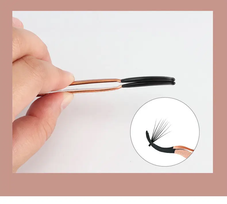 Gold False Eyelash Applicator Tweezers — feature 27