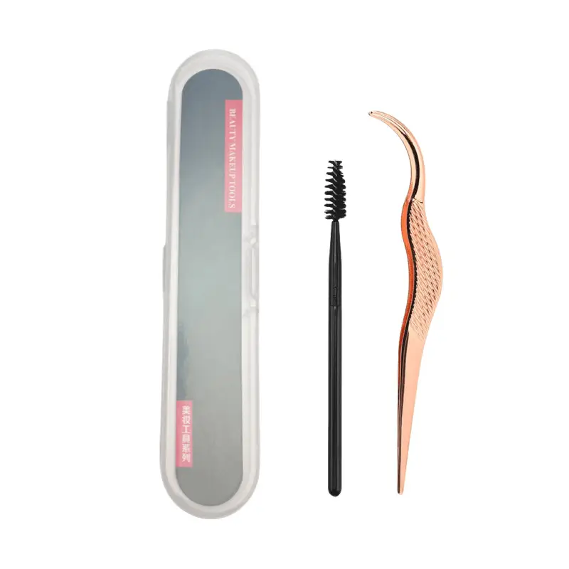 Gold False Eyelash Applicator Tweezers - Image 14