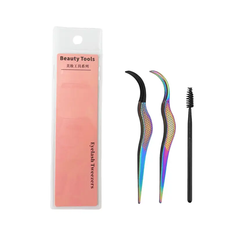 Gold False Eyelash Applicator Tweezers - Image 15