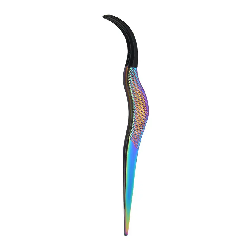 Gold False Eyelash Applicator Tweezers - Image 5