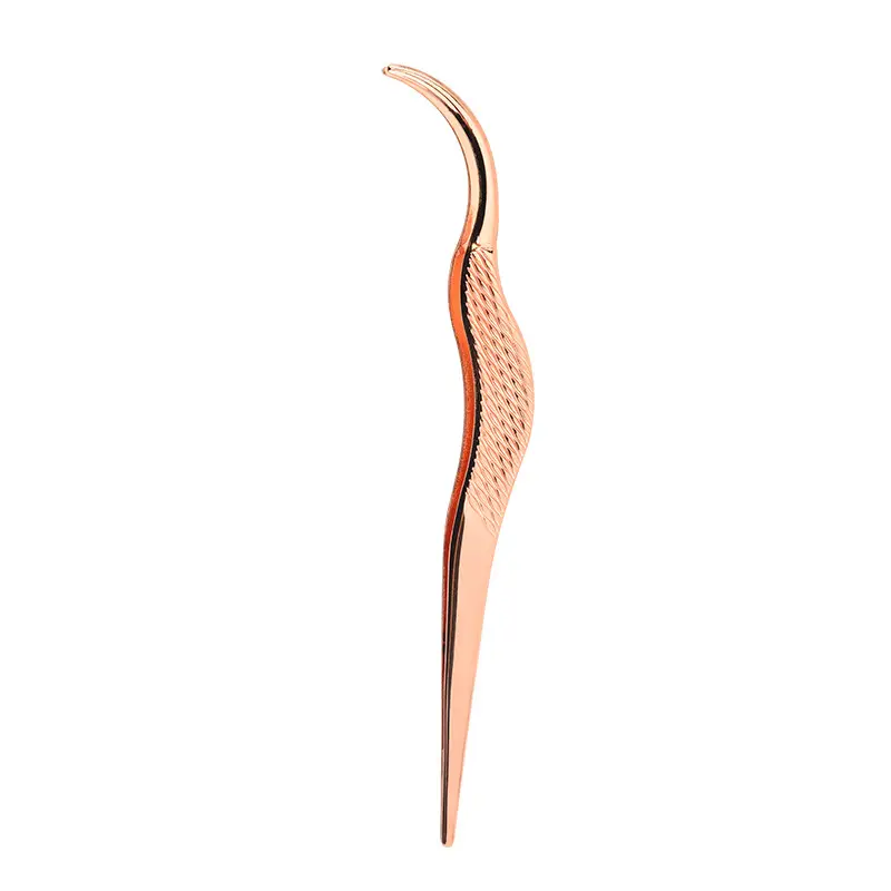 Gold False Eyelash Applicator Tweezers - Image 8